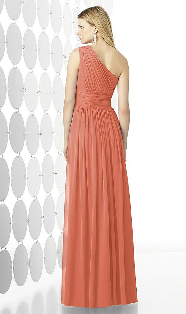 Back View - Terracotta Copper After Six Bridesmaid Dress 6728
