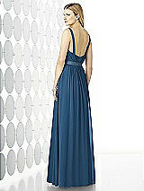 Rear View Thumbnail - Dusk Blue After Six Bridesmaids Style 6729