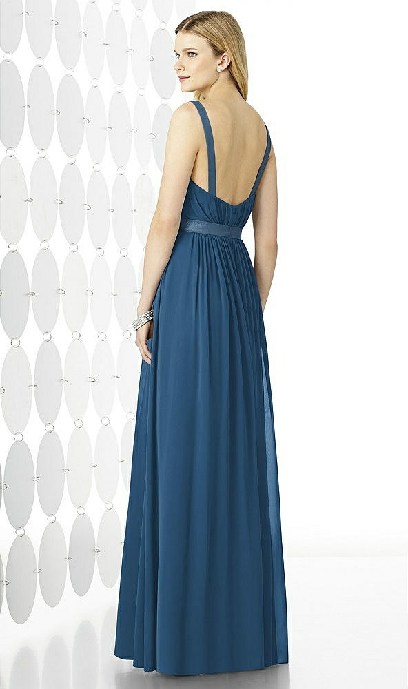 Back View - Dusk Blue After Six Bridesmaids Style 6729
