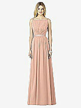 Front View Thumbnail - Pale Peach After Six Bridesmaids Style 6729