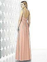 Rear View Thumbnail - Pale Peach After Six Bridesmaids Style 6729
