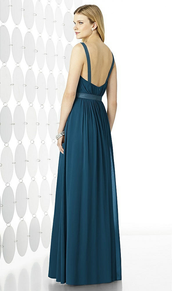 Back View - Atlantic Blue After Six Bridesmaids Style 6729