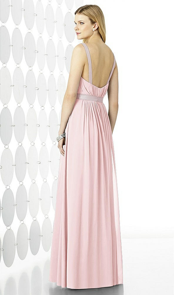 Back View - Ballet Pink After Six Bridesmaids Style 6729