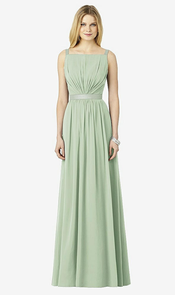 Front View - Celadon After Six Bridesmaids Style 6729
