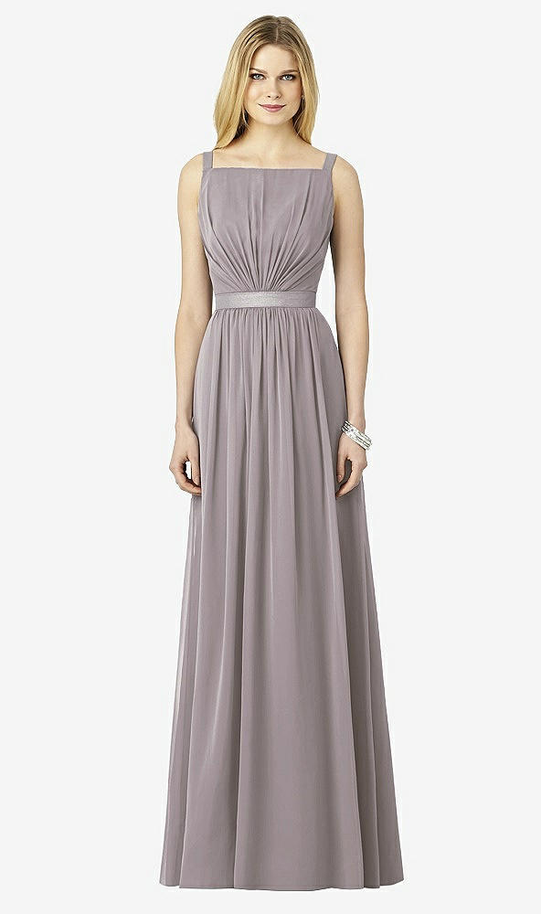 Front View - Cashmere Gray After Six Bridesmaids Style 6729