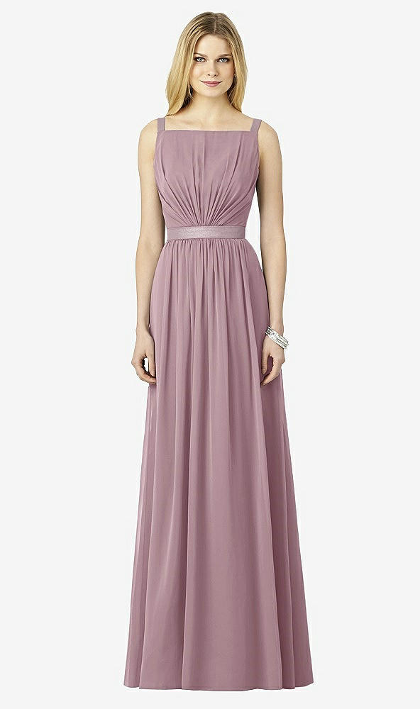 Front View - Dusty Rose After Six Bridesmaids Style 6729
