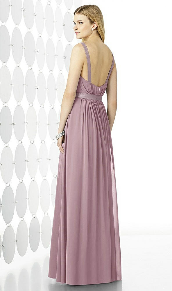 Back View - Dusty Rose After Six Bridesmaids Style 6729