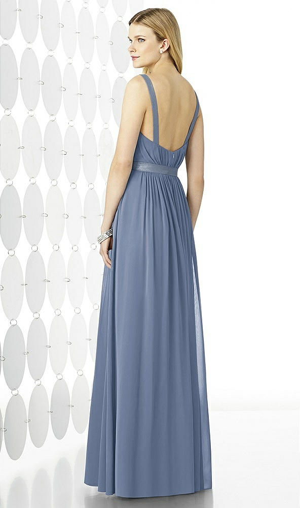 Back View - Larkspur Blue After Six Bridesmaids Style 6729