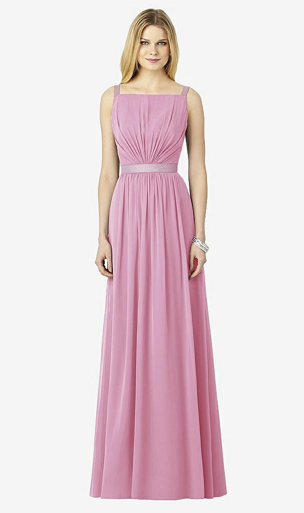 Front View - Powder Pink After Six Bridesmaids Style 6729