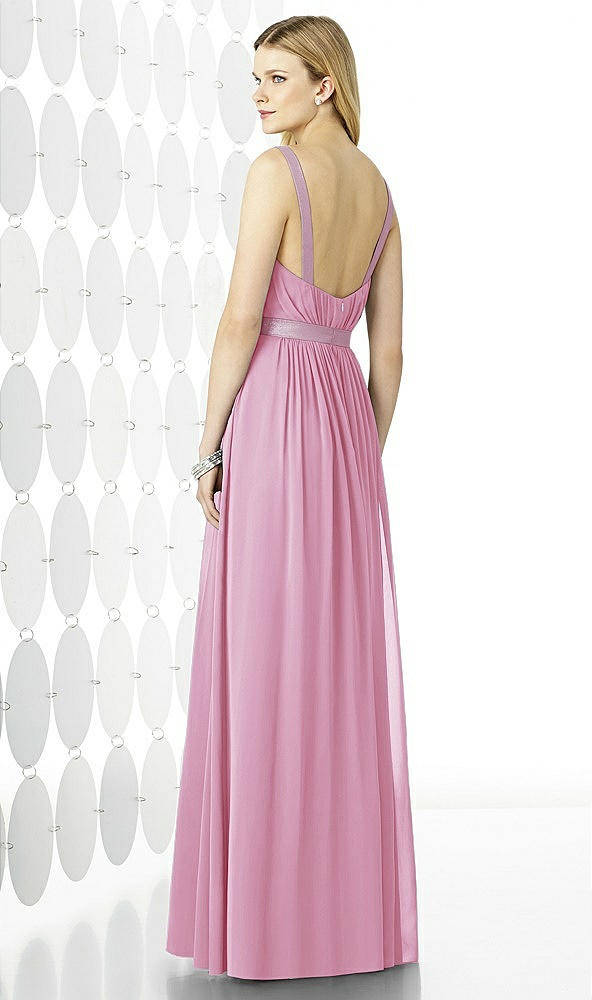 Back View - Powder Pink After Six Bridesmaids Style 6729