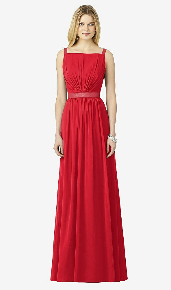 Front View - Parisian Red After Six Bridesmaids Style 6729