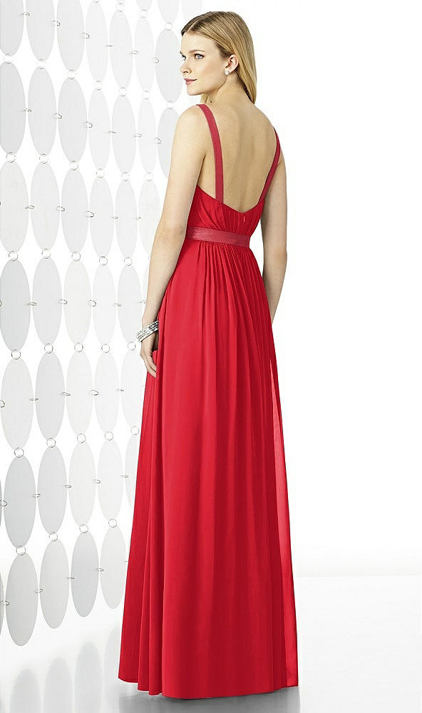 Back View - Parisian Red After Six Bridesmaids Style 6729