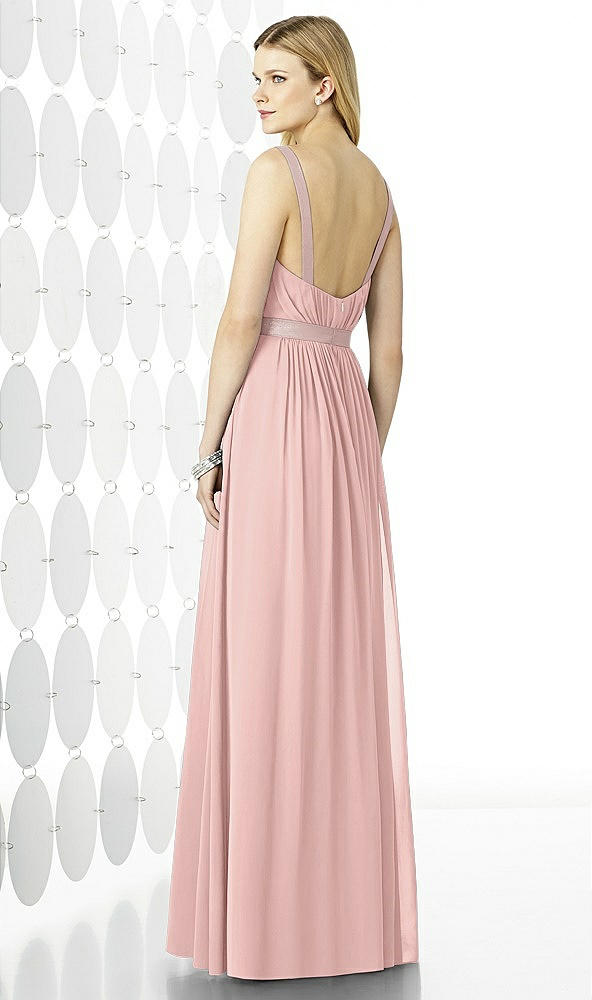 Back View - Rose - PANTONE Rose Quartz After Six Bridesmaids Style 6729