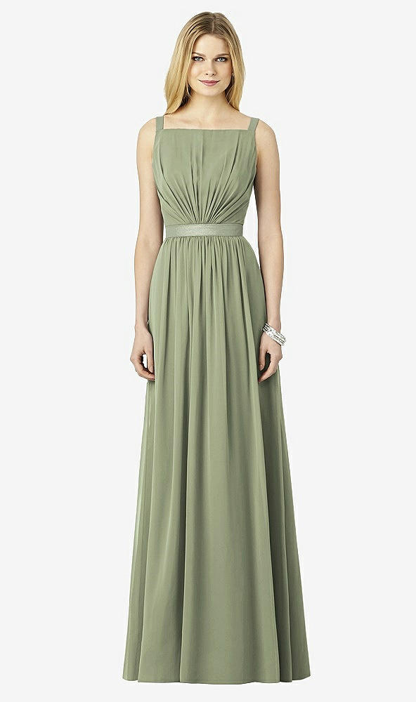 Front View - Sage After Six Bridesmaids Style 6729