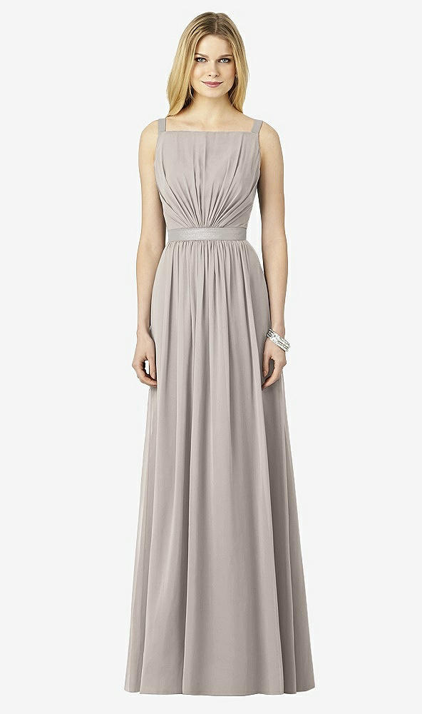 Front View - Taupe After Six Bridesmaids Style 6729