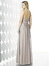 Rear View Thumbnail - Taupe After Six Bridesmaids Style 6729