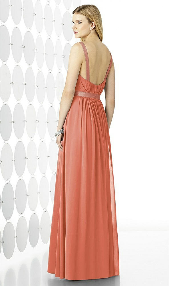 Back View - Terracotta Copper After Six Bridesmaids Style 6729