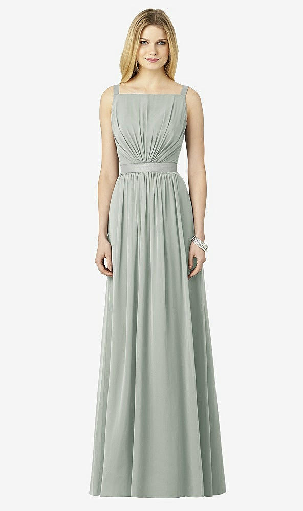 Front View - Willow Green After Six Bridesmaids Style 6729