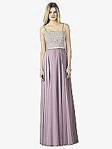 Front View Thumbnail - Lilac Dusk & Oyster After Six Bridesmaid Dress 6732