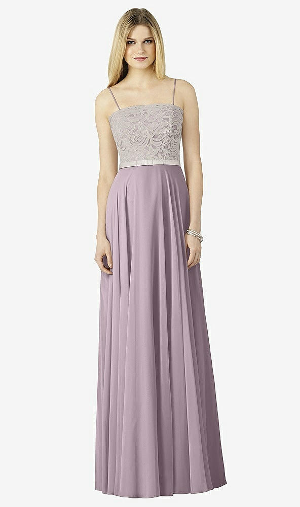 Front View - Lilac Dusk & Oyster After Six Bridesmaid Dress 6732