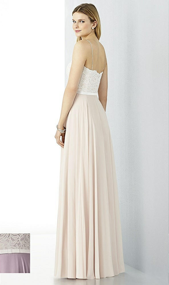 Back View - Lilac Dusk & Oyster After Six Bridesmaid Dress 6732