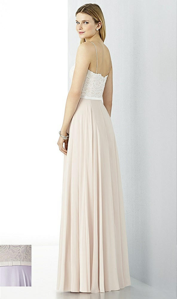 Back View - Moondance & Oyster After Six Bridesmaid Dress 6732