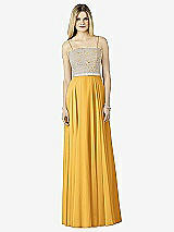 Front View Thumbnail - NYC Yellow & Oyster After Six Bridesmaid Dress 6732