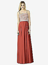Front View Thumbnail - Amber Sunset & Oyster After Six Bridesmaid Dress 6732