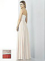 Rear View Thumbnail - Amber Sunset & Oyster After Six Bridesmaid Dress 6732