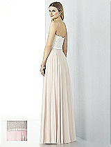 Rear View Thumbnail - Ballet Pink & Oyster After Six Bridesmaid Dress 6732