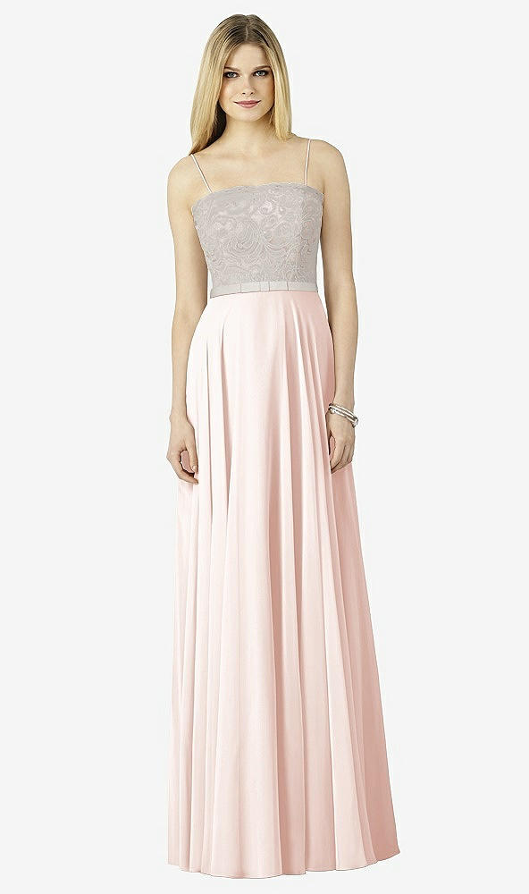 Front View - Blush & Oyster After Six Bridesmaid Dress 6732