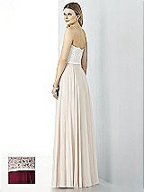 Rear View Thumbnail - Cabernet & Oyster After Six Bridesmaid Dress 6732