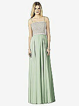 Front View Thumbnail - Celadon & Oyster After Six Bridesmaid Dress 6732