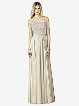 Front View Thumbnail - Champagne & Oyster After Six Bridesmaid Dress 6732