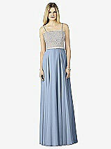 Front View Thumbnail - Cloudy & Oyster After Six Bridesmaid Dress 6732