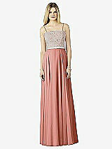 Front View Thumbnail - Desert Rose & Oyster After Six Bridesmaid Dress 6732