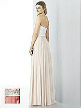 Rear View Thumbnail - Desert Rose & Oyster After Six Bridesmaid Dress 6732