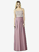Front View Thumbnail - Dusty Rose & Oyster After Six Bridesmaid Dress 6732