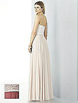 Rear View Thumbnail - English Rose & Oyster After Six Bridesmaid Dress 6732
