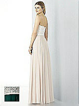 Rear View Thumbnail - Evergreen & Oyster After Six Bridesmaid Dress 6732