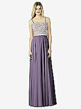 Front View Thumbnail - Lavender & Oyster After Six Bridesmaid Dress 6732
