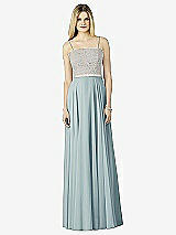 Front View Thumbnail - Morning Sky & Oyster After Six Bridesmaid Dress 6732
