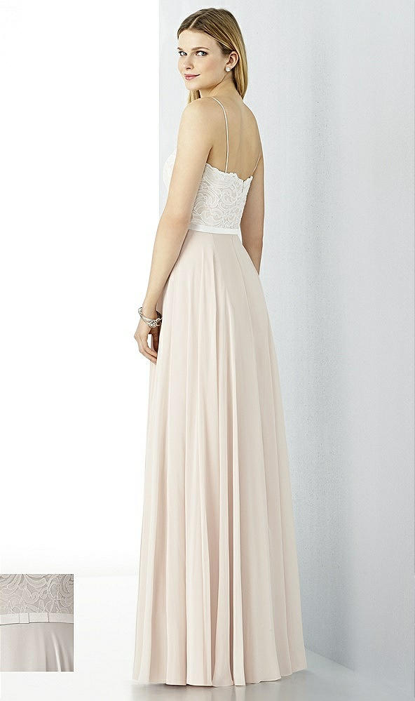 Back View - Oyster & Oyster After Six Bridesmaid Dress 6732