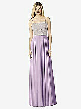 Front View Thumbnail - Pale Purple & Oyster After Six Bridesmaid Dress 6732