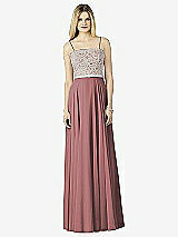 Front View Thumbnail - Rosewood & Oyster After Six Bridesmaid Dress 6732