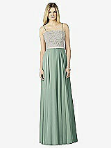 Front View Thumbnail - Seagrass & Oyster After Six Bridesmaid Dress 6732