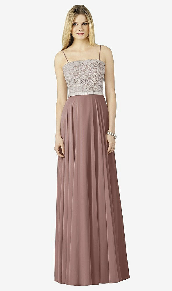 Front View - Sienna & Oyster After Six Bridesmaid Dress 6732