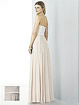 Rear View Thumbnail - Taupe & Oyster After Six Bridesmaid Dress 6732
