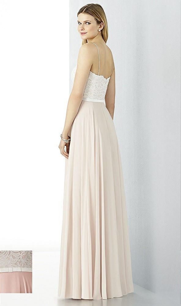 Back View - Toasted Sugar & Oyster After Six Bridesmaid Dress 6732