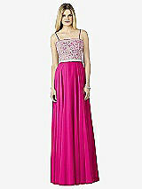 Front View Thumbnail - Think Pink & Oyster After Six Bridesmaid Dress 6732